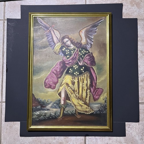 Antique saint michael - saint,